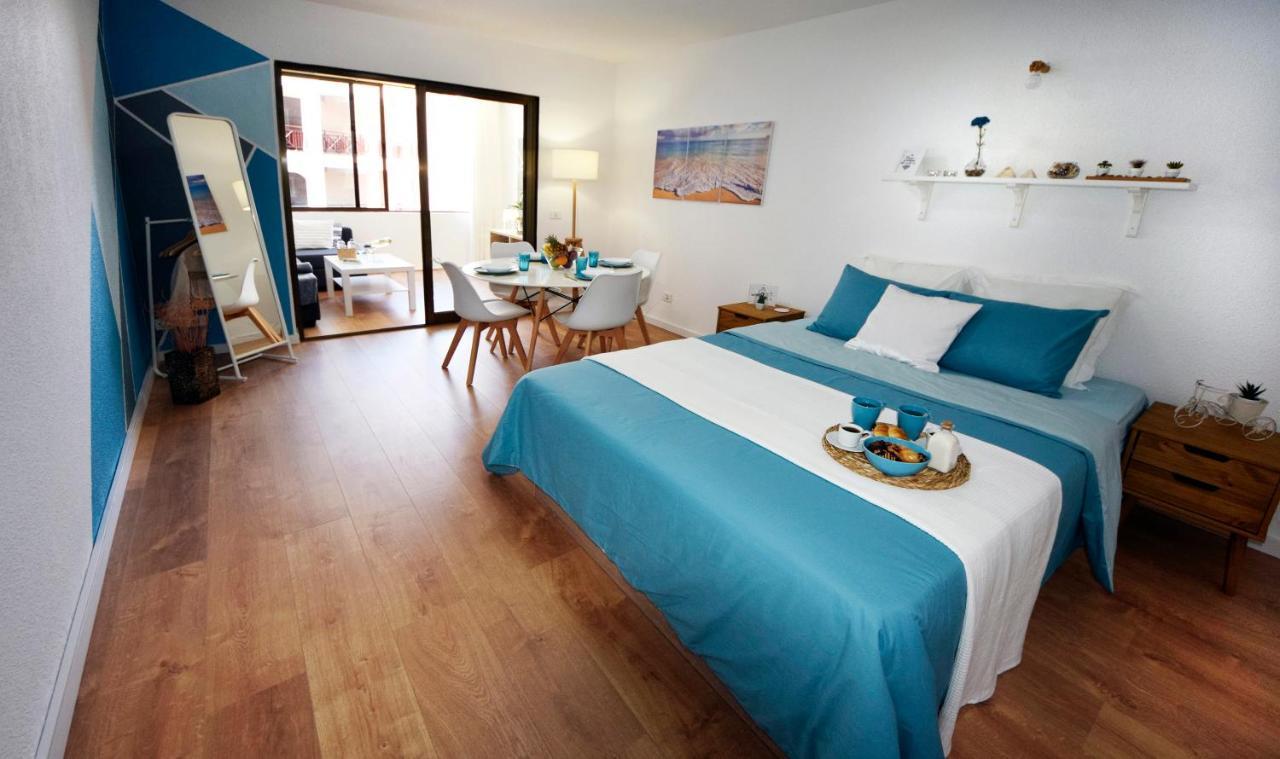 Peaceful & Bright Loft, Heated Pool, Netflix, Free Wifi & Parking, Tennis Los Cristianos  Luaran gambar