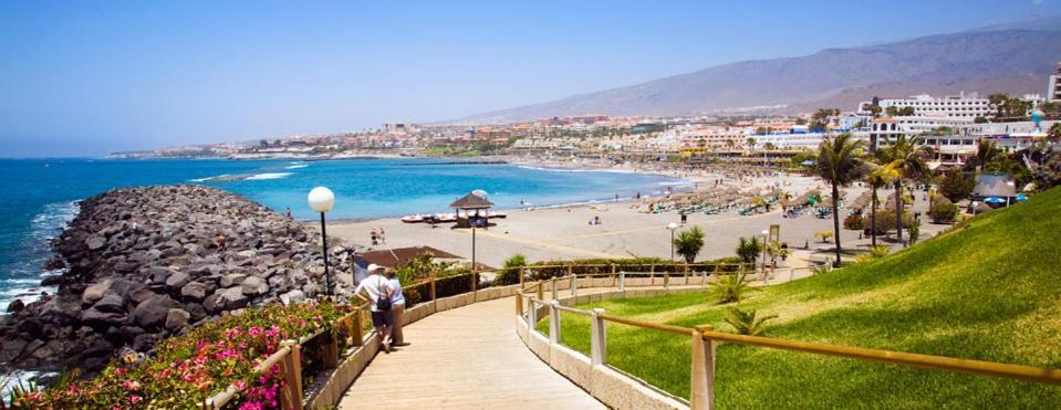 Peaceful & Bright Loft, Heated Pool, Netflix, Free Wifi & Parking, Tennis Los Cristianos  Luaran gambar